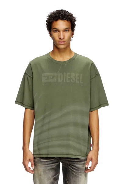 DIESEL LASER-FADED LOGO T-SHIRT