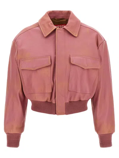Diesel 'l-avia' Jacket In Pink