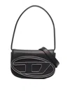 Diesel 1dr Leather Shoulder Bag In Black