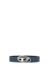 Diesel B 1dr Belts In Blue Cotton In Blue