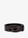 Diesel Smooth Leather Belt Oval-d Buckle