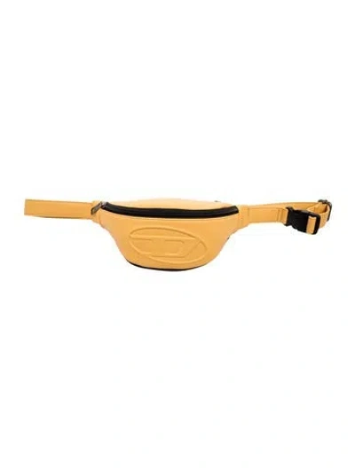 Pre-owned Diesel Leather Belt Bag In Yellow