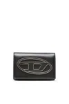 Diesel Leather Card Holder With Enamelled Oval D