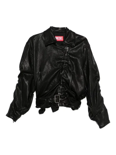 DIESEL DIESEL LEATHER JACKET