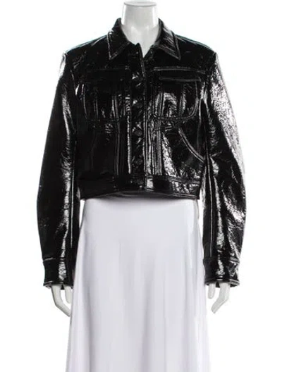 Pre-owned Diesel Leather Jacket In Black