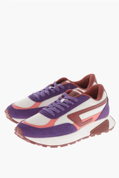 Diesel Leather Low-top Sneakers S-tyche Color Block In Multi