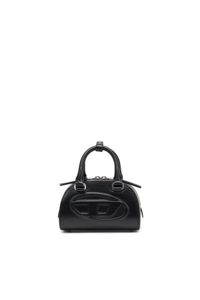 Diesel Leather Mini Bowling Bag