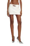 Diesel L-dixy Mini Skirt In White