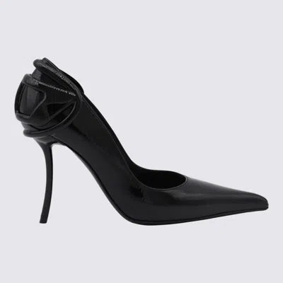 Diesel Leather Pumps In Black