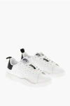 Diesel Leather S-clever Low-top Sneakers With Contrasting Details In White