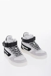 Diesel Leather S-ukiyo High Top Sneakers With Suede Details