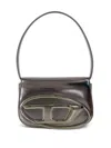 Diesel 1dr Leather Shoulder Bag In Gray