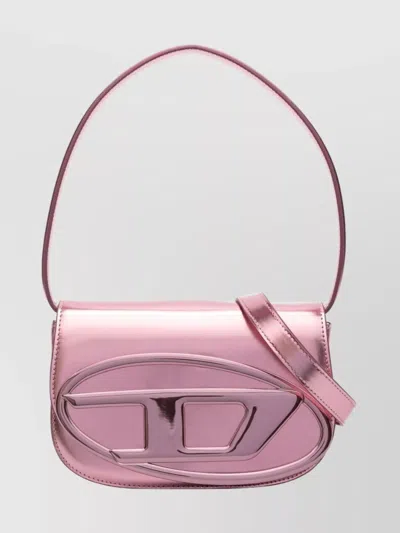 Diesel Leather Shoulder Bag Adjustable Strap