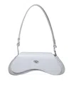 Diesel Play-crossbody Bag In Semi Gloss Leather In Gray