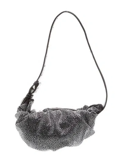 Pre-owned Diesel Leather Shoulder Bag In Gray