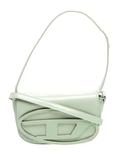 Pre-owned Diesel Leather Shoulder Bag In Green