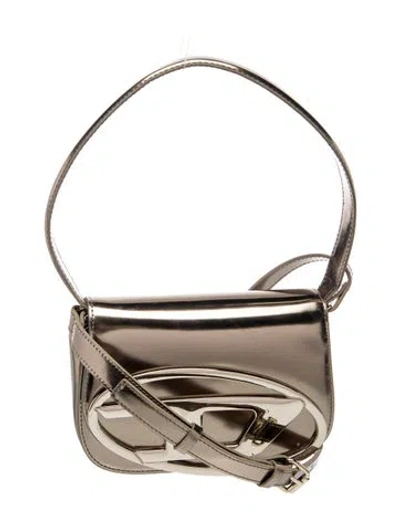 Pre-owned Diesel Leather Shoulder Bag In Multicolor