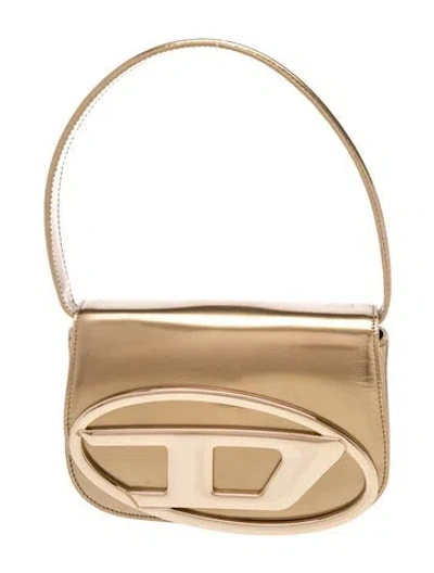 Pre-owned Diesel Leather Shoulder Bag In Neutral