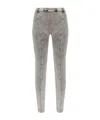 Diesel Gray Athena-dnm Leggings In Gray