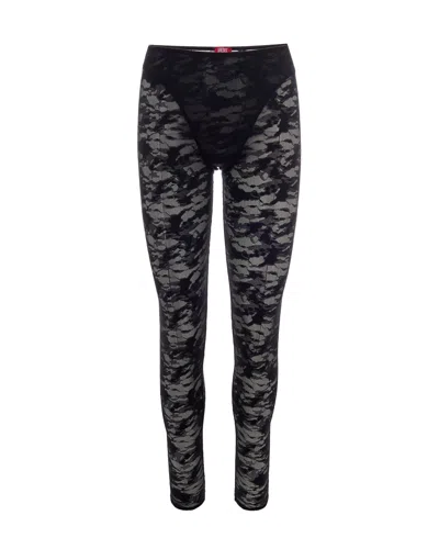 Diesel Leggings Hayley Ebony In Black