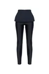 Diesel High Waist Seamless Leggings And Skirt In Black