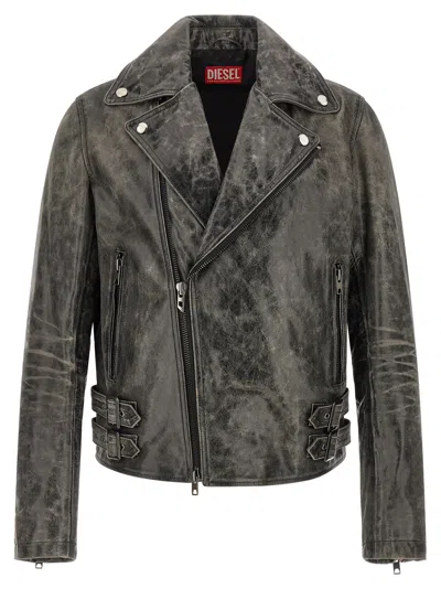 Diesel L Eon Cjcm Jacket Notched Lapels In Black