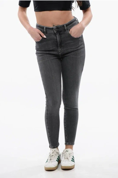 Diesel Library High Waisted Skinny Fit 1984 Slandy Jeans 12cm L.30 In Blue