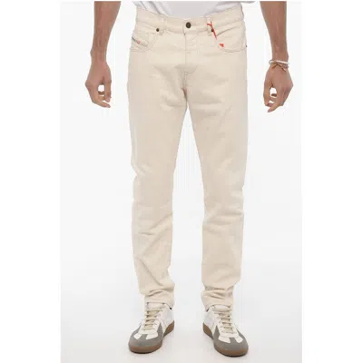 Diesel Library Mid Waist 2019 D Strukt Slim Fit Jeans 16cm L.32 In White