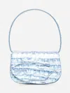 Diesel Croco-embossed Leather 1dr Shoulder Bag