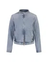 Diesel De-glory-s Denim Jacket In Blue