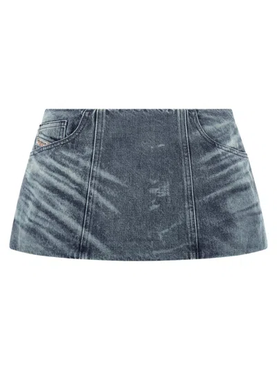 DIESEL LIGHT BLUE DE-NORA SKIRT