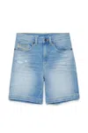 Diesel D-macs-sh-j Denim Shorts In Blue