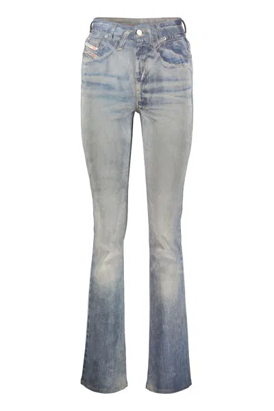Diesel Light Womens Jeans With Bell-bottoms In Blue
