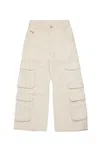 Diesel D-argjx Trousers In White