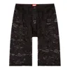 Diesel Camo Lace Shorts With Oval D Plaque