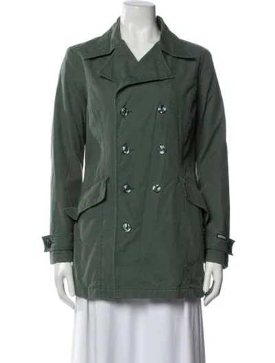 Pre-owned Diesel Linen Utility Jacket In Green