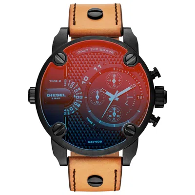 Diesel Little Daddy Men's Watch In Brown