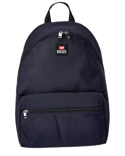 Diesel Logo Basic Backpack In Blue