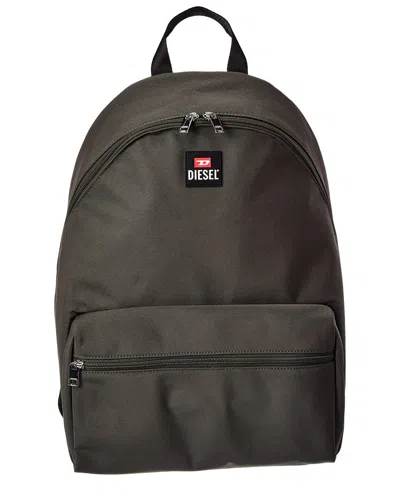 Diesel Logo Basic Backpack In Metallic