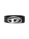 Diesel Logo Belt In Black