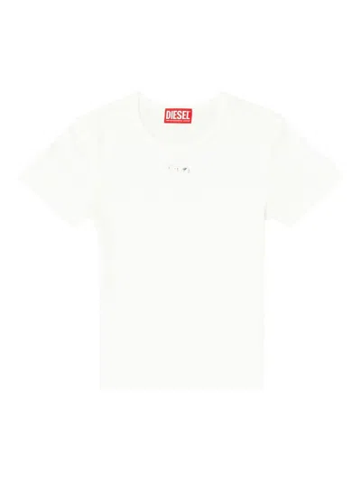 DIESEL Diesel Logo Cotton T-Shirt