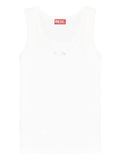 DIESEL DIESEL LOGO COTTON TANK TOP