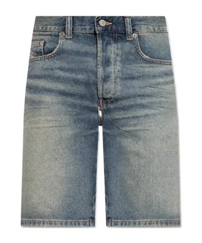 DIESEL LOGO DENIM SHORTS