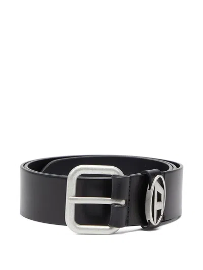 Diesel Logo Detail Belt In Pink