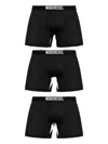 Diesel Logo-detail Boxer Shorts (pack Of Three) In Black