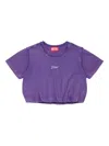 Diesel Logo-detail Cotton Top In Purple