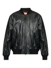 Diesel Logo-detail Jacket In Black