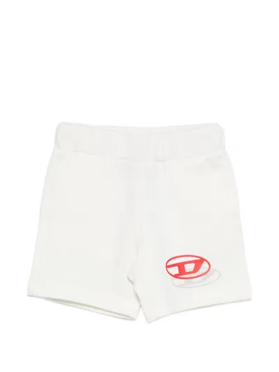 Diesel Babies' Logo-detail Shorts In White