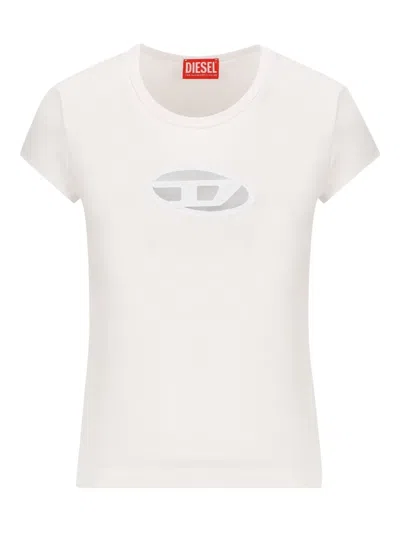 Diesel Logo-detail T-shirt In Black