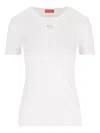 Diesel Logo-detail T-shirt In White